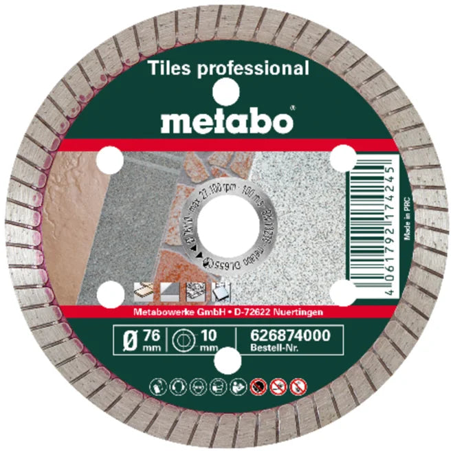 METABO 76MM TILE BLADE
