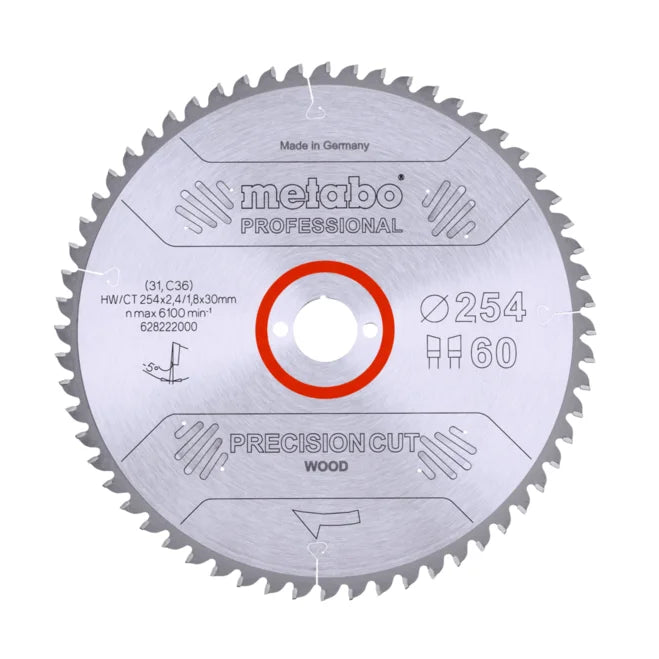 Metabo 254mm x 60t Sawblade