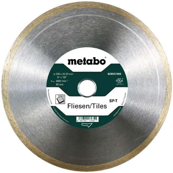 Metabo Diamond Tile cutting disc 9  230x22,23mm,  SP-T , Tiles  SP