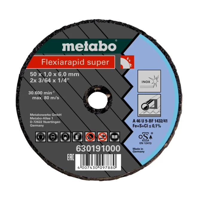 Metabo 76mm 1.00mm x 6mm bore Cutting Disc