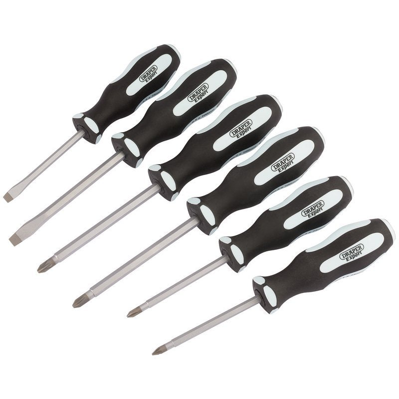 Draper Expert 'Pound Thru' Soft Grip Screwdriver Set (6 Piece) Main Image