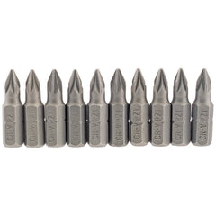 PZ Type Insert Bit, 1/4" Hex, 25mm Long, No.1 (Pack of 10) Main Image
