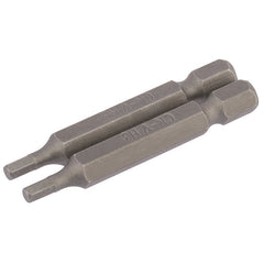 Hexagonal Insert Bit, 3mm, 1/4" Hex, 50mm Long (Pack of 2) Main Image