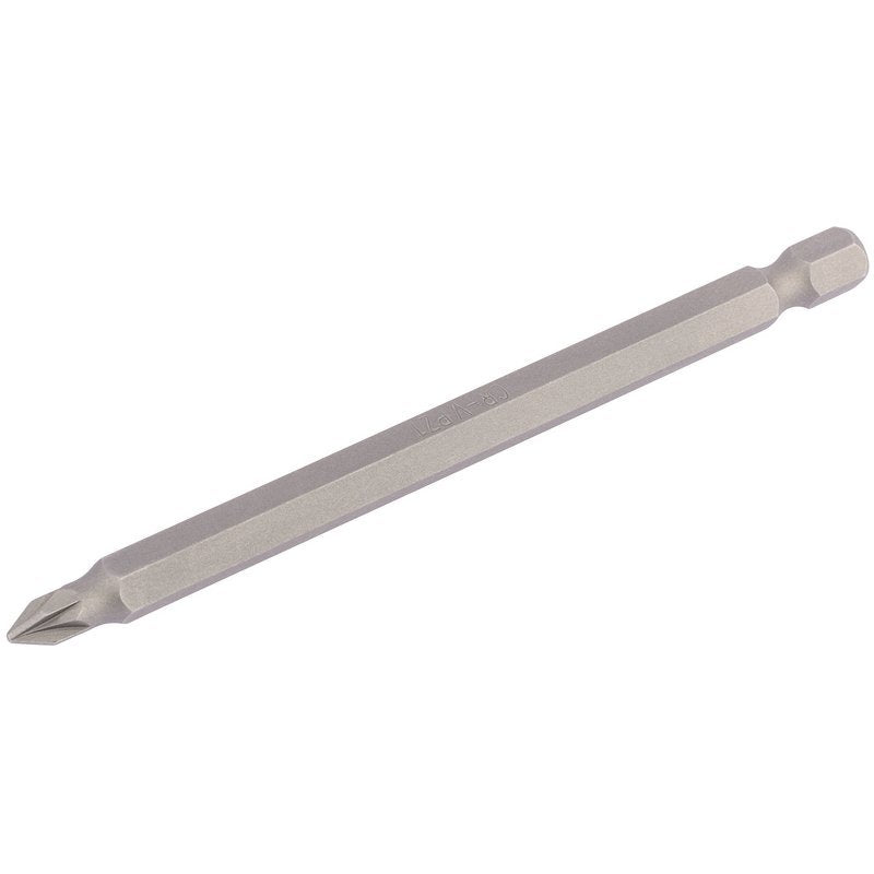 PZ Type Insert Bit, 1/4" Hex, 100mm Long, No.1 (Pack of 1) Main Image
