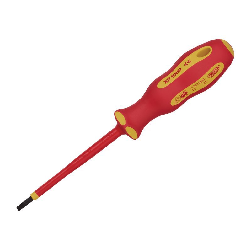 XP1000 VDE Plain Slot Screwdriver, 4.0 x 100mm Main Image