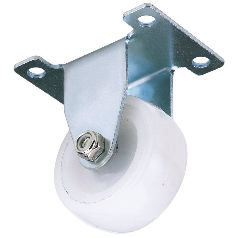 Fixed Plate Fixing Nylon Wheel, 50mm Diameter, S.W.L. 75kg Main Image