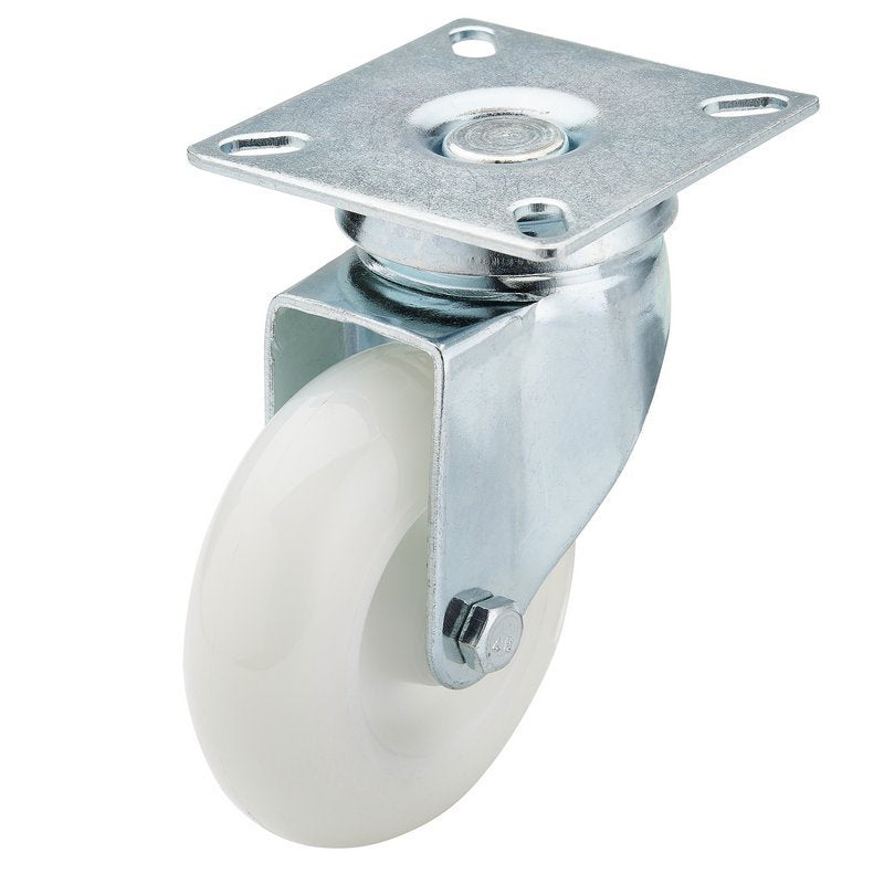 Swivel Plate Fixing Nylon Wheel, 75mm Diameter, S.W.L. 70kg Main Image