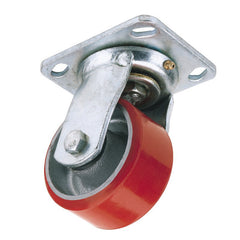 Swivel Plate Fixing Heavy Duty Polyurethane Wheel, 125mm Diameter, S.W.L. 300kg Main Image