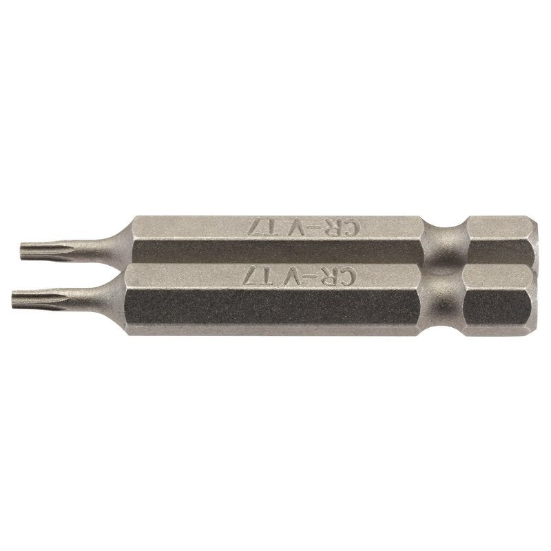 Draper TX-STAR Insert Bit, 1/4" Hex, 50mm Long, T7 (Pack of 2) Main Image