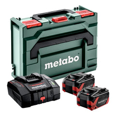 Metabo Basic set 2 x LiHDX 8.0Ah + ASC 290 + metaBOX 145