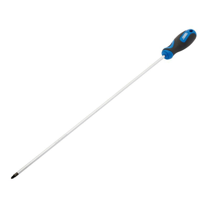 Extra Long Reach Soft Grip PZ Type Screwdriver, No.2 x 450mm Main Image
