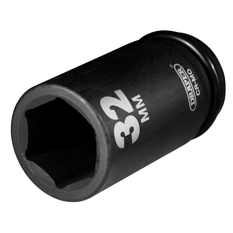 Draper Hi-TORQ Deep Impact Socket, 3/4" Sq. Dr., 32mm Main Image
