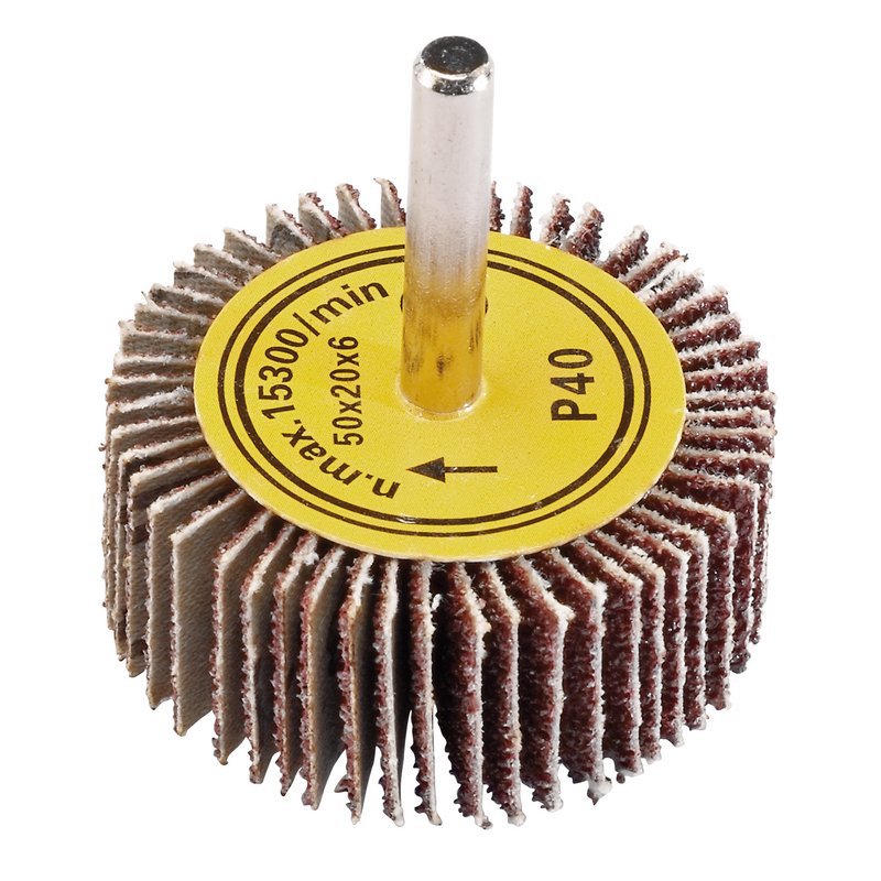 Abrasive Flap Wheel, 50 x 20mm, 40 Grit Main Image