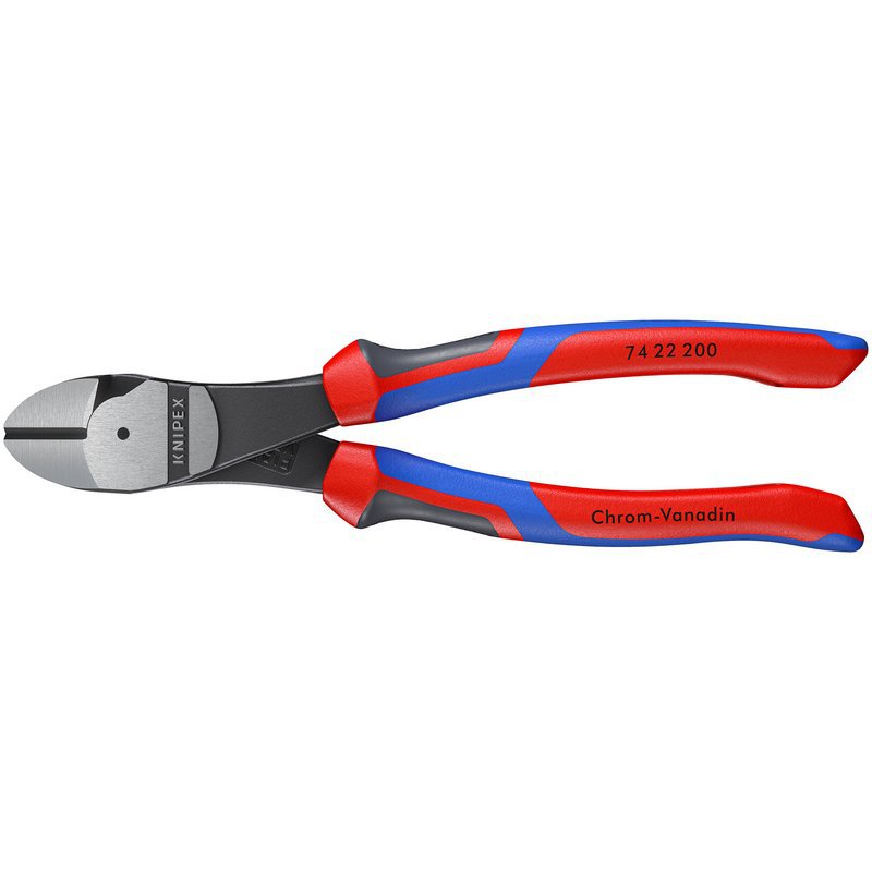 KNIPEX 74 22 200 High Leverage Diagonal Cutter, 200mm Main Image