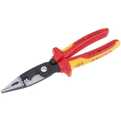 KNIPEX 13 88 200UKSBE Fully Insulated Electricians Universal Installation Pliers, 200mm Main Image