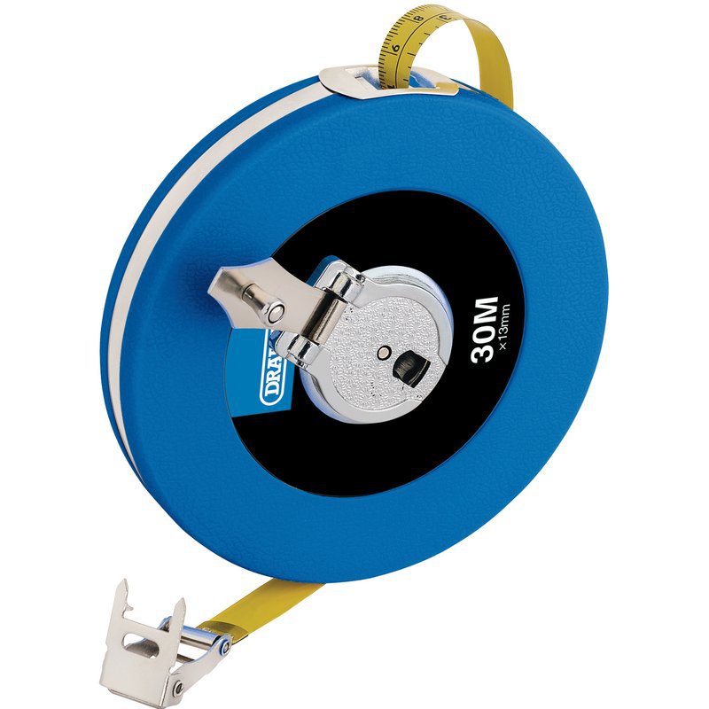 Steel Measuring Tape, 30m/100ft x 13mm Main Image