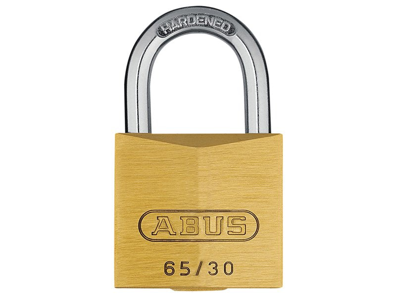 ABUS 65/30 30mm Brass Padlock Keyed 6304 Main Image