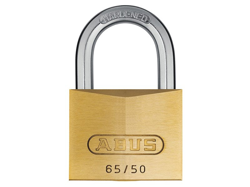 ABUS 65/50 50mm Brass Padlock Keyed 501 Main Image