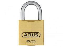 ABUS Mechanical 85/25mm Brass Padlock Main Image