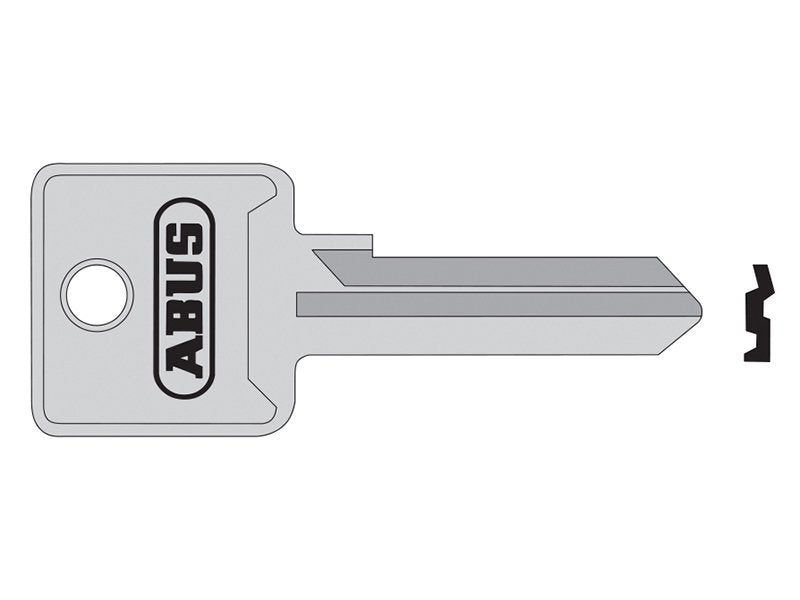 ABUS 85/70 Left Hand Key Blank Main Image