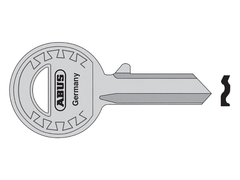 ABUS 24-41-885 Right Hand 4 Pin Key Blank Main Image
