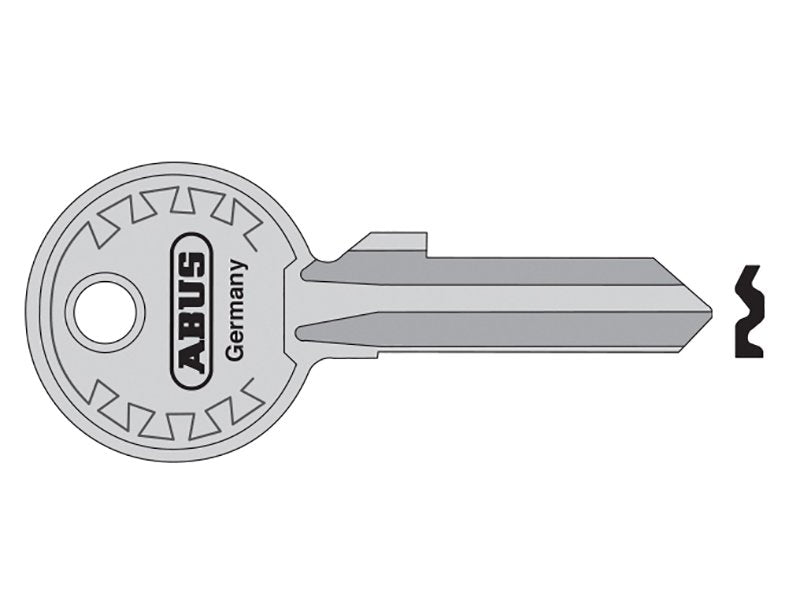 ABUS 24-26-28 Right Hand 4/5 Key Blank Main Image