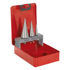 Sealey Step Drill Set 3pc Main Image