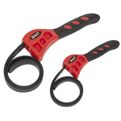 Sealey AK6408 Strap Wrench Set 2pc Main Image
