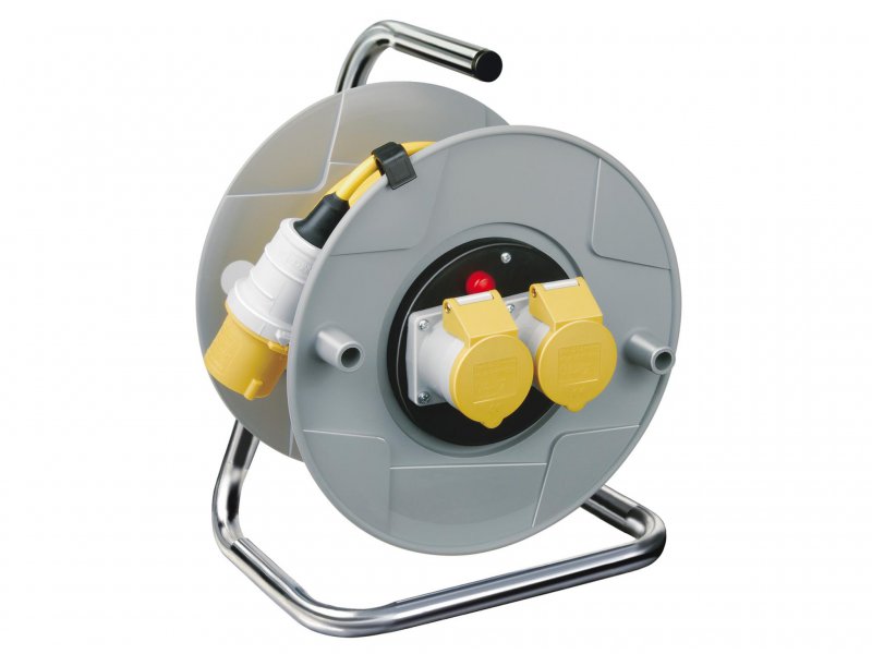 Brennenstuhl AK 260 Cable Reel 110V 16A 2-Socket 50m Main Image