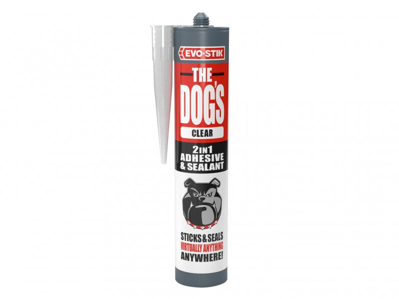 EVO-STIK The Dog's Multipurpose Adhesive & Sealant  Crystal Clear 290ml Main Image