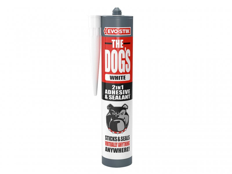EVO-STIK The Dog's Multipurpose Adhesive & Sealant  White 290ml Main Image