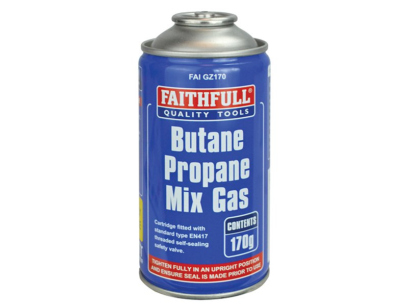 Faithfull Butane Propane Gas Cartridge 170g Main Image