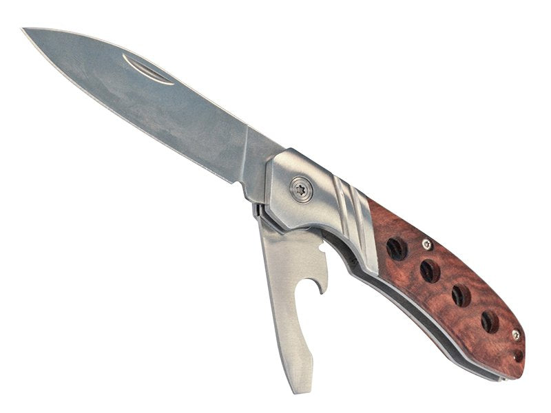 Faithfull Twin Stainless Steel Blade Knife 63mm Main Image