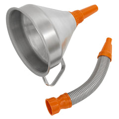 Sealey Funnel Metal with Flexi Spout & Filter 200mm Main Image
