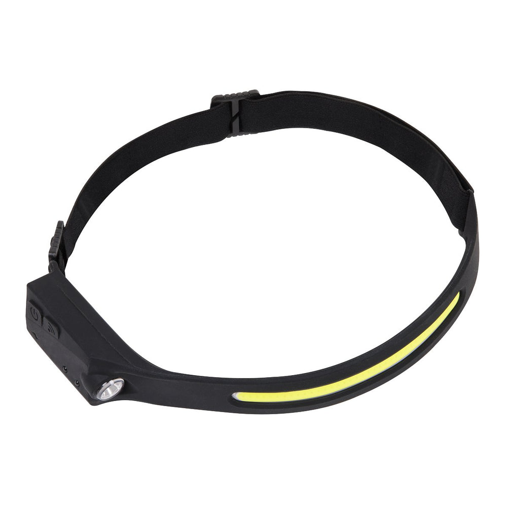 Sealey Head Torch 5W COB & 3W LED Bulb with Auto-Sensor Rechargeable Main Image
