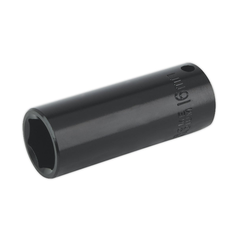 Sealey Impact Socket 16mm Deep 3/8Sq Drive Main Image