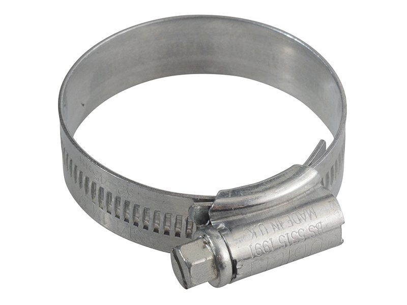 Jubilee® 1M Zinc Protected Hose Clip 32 - 45mm (1.1/4 - 1.3/4in) Main Image
