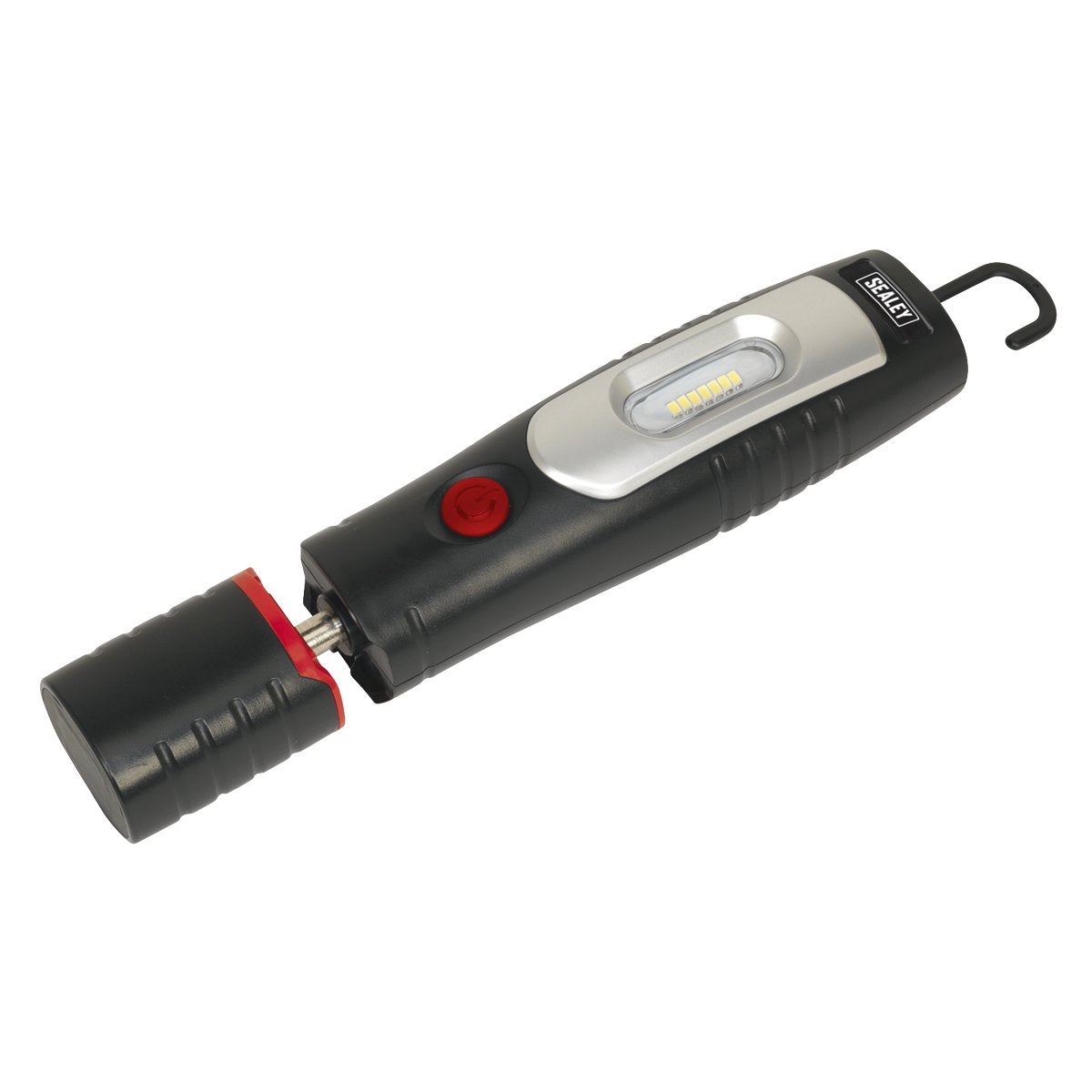 Sealey Rechargeable 360° Inspection Lamp 7 SMD + 3W LED Black Lithium-ion Main Image