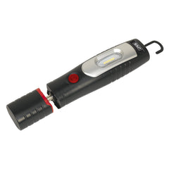 Sealey Rechargeable 360° Inspection Lamp 7 SMD + 3W LED Black Lithium-ion Main Image