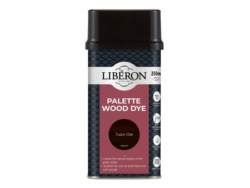Liberon Palette Wood Dye Tudor Oak 250ml Main Image