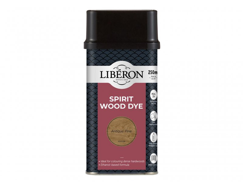Liberon Spirit Wood Dye Antique Pine 250ml Main Image