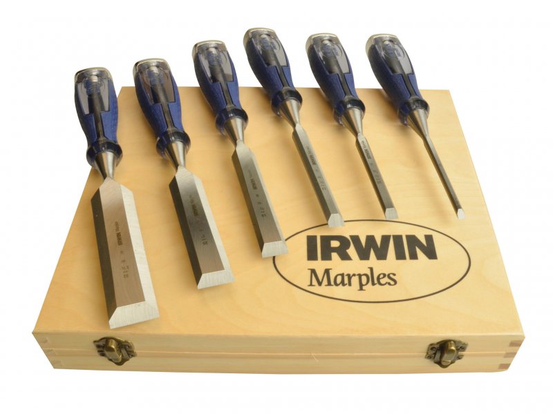 IRWIN® Marples® M750 Splitproof Pro Bevel Edge Chisel Set, 6 Piece Main Image