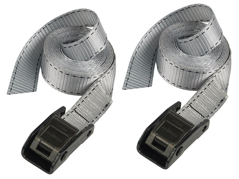 Master Lock Lashing Strap with Metal Buckle 2.5m (Pack of 2) Main Image