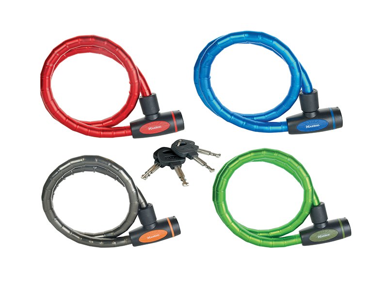 Master Lock Mixed Color Keyed Armoured Cable 1m x 18mm Main Image