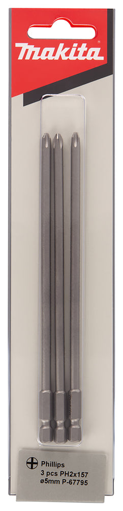 MAKITA P-67795 PH2 SCREWDRIVER BIT 3PK