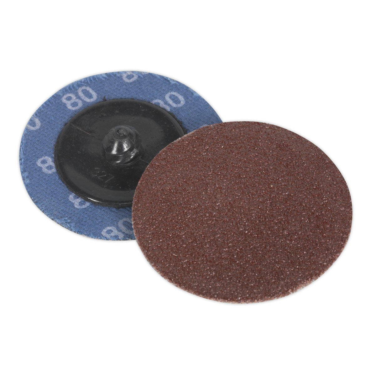 Sealey Quick Change Sanding Disc Ø50mm 80Grit Pack of 10 Main Image