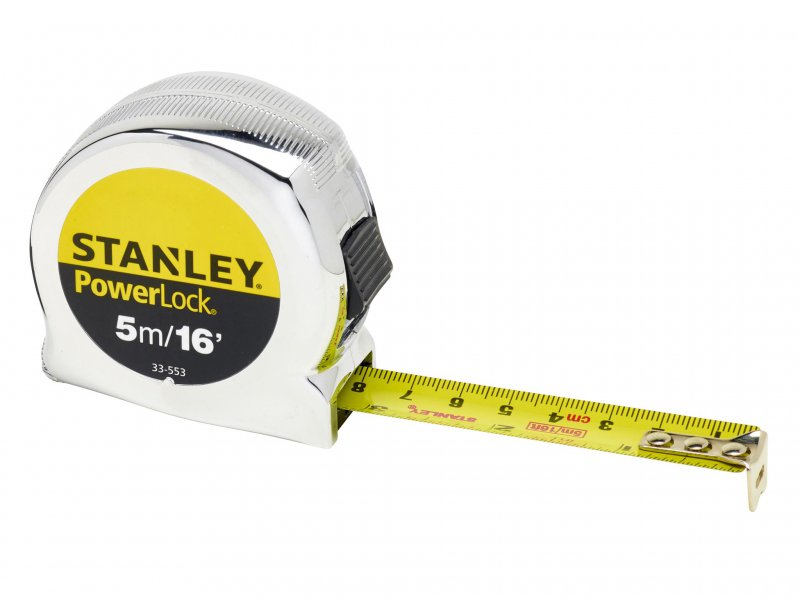 Stanley Tools Powerlock Classic Tape 5m/16ft (Width 19mm) Main Image