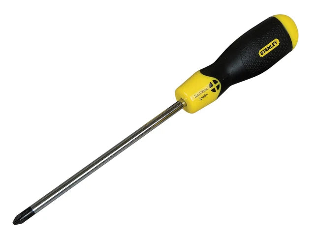 Stanley Tools Cushion Grip Screwdriver Pozi 1pt x 75mm
