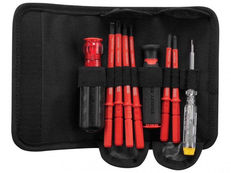 STANLEY® Hand Tools VDE Multi-Bit Screwdriver Set, 10 Piece Main Image