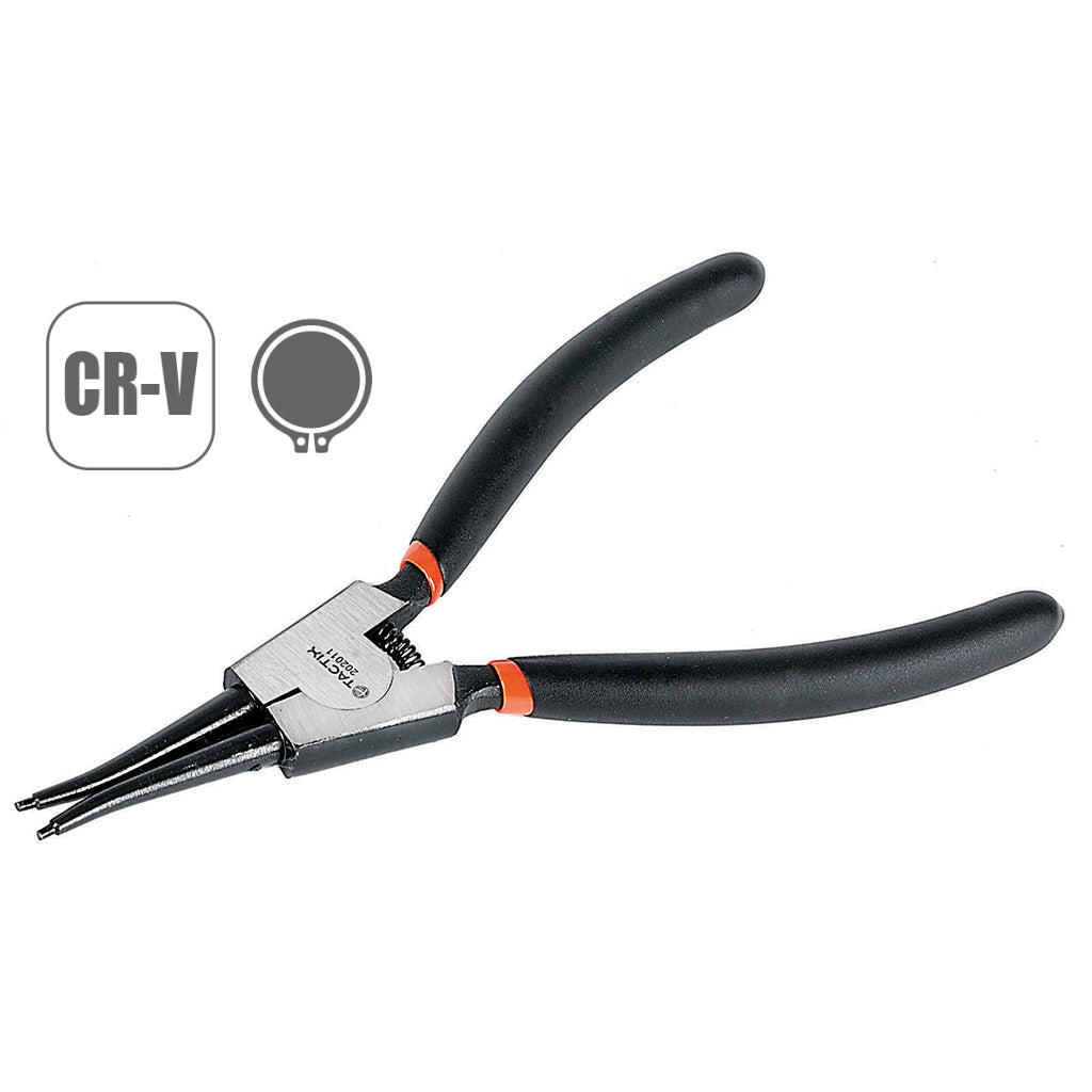 Tactix Pliers Circlip 175mm 7 Inch Straight Exterior External 1.8mm Tip Main Image